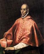 GRECO, El, Portrait of Cardinal Tavera